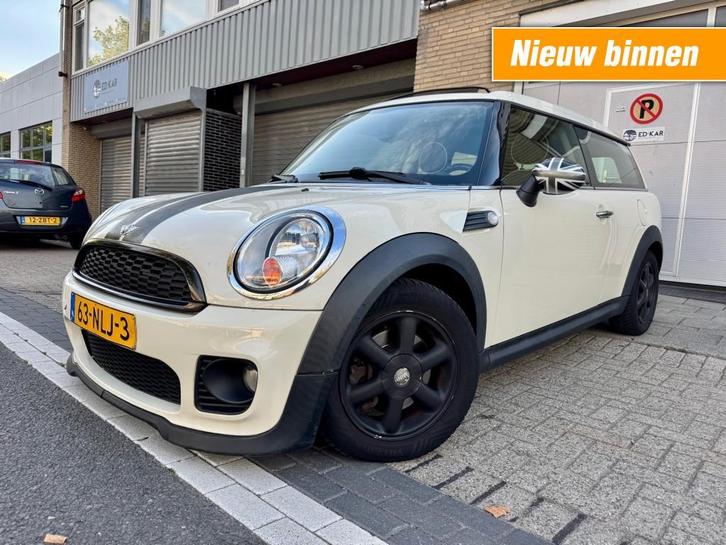 Mini CLUBMAN 1.6 One Business Line AUT LEER PANO NAP APK 10-, Auto's, Mini, Bedrijf, Clubman, ABS, Airbags, Airconditioning, Bluetooth