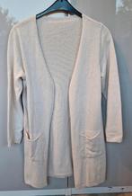 Lang vest crème maat L, Ophalen of Verzenden, Zo goed als nieuw, Maat 38/40 (M), Beige