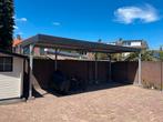 Stalen carport 8.75x2.80, Tuin en Terras, Overkappingen, Ophalen, Gebruikt, Carport
