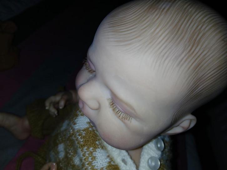 Levens echte baby pop meisje incl kleertjes, Verzamelen, Poppen, Zo goed als nieuw, Pop, Ophalen