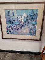 Schilderij markt, Ophalen