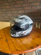 Witte helm Maat L - Goede Staat, Motoren, Overige merken, Ophalen of Verzenden, Integraalhelm, Dames