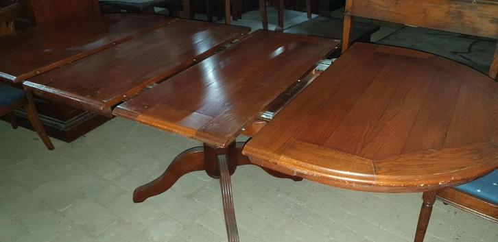 Bannink Jugendstil kersenhout eetkamer tafel, Antiek en Kunst, Antiek | Meubels | Tafels, Ophalen