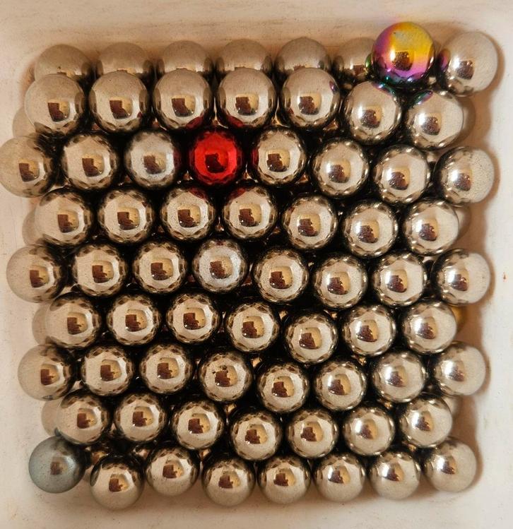 Set van 105 Gravitrax balletjes/ kogels, Kinderen en Baby's, Speelgoed | Bouwstenen, Gebruikt, Ophalen of Verzenden