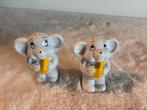 Vintage Keramische Muisjes Zout & Peper Set, Verzamelen, Beelden en Beeldjes, Ophalen of Verzenden, Gebruikt