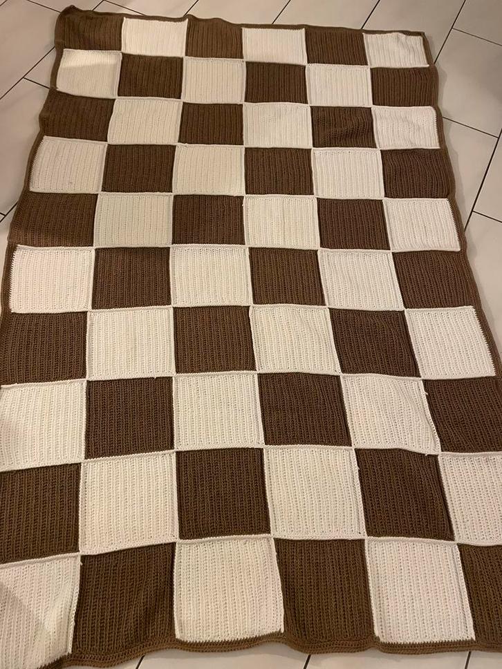 Handgemaakte woondeken NIEUW, Huis en Inrichting, Woonaccessoires | Plaids en Woondekens, Nieuw, Ophalen of Verzenden