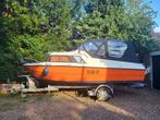 Weekendkruiser merk Microplus, type 571 Supreme met trailer, Watersport en Boten, Ophalen, Gebruikt, 30 tot 50 pk, Tot 6 meter