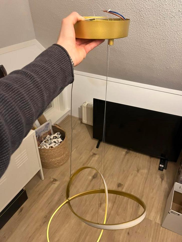 Hanglamp lumidora model 74659, Huis en Inrichting, Lampen | Hanglampen, Zo goed als nieuw, 75 cm of meer, Metaal, Ophalen of Verzenden