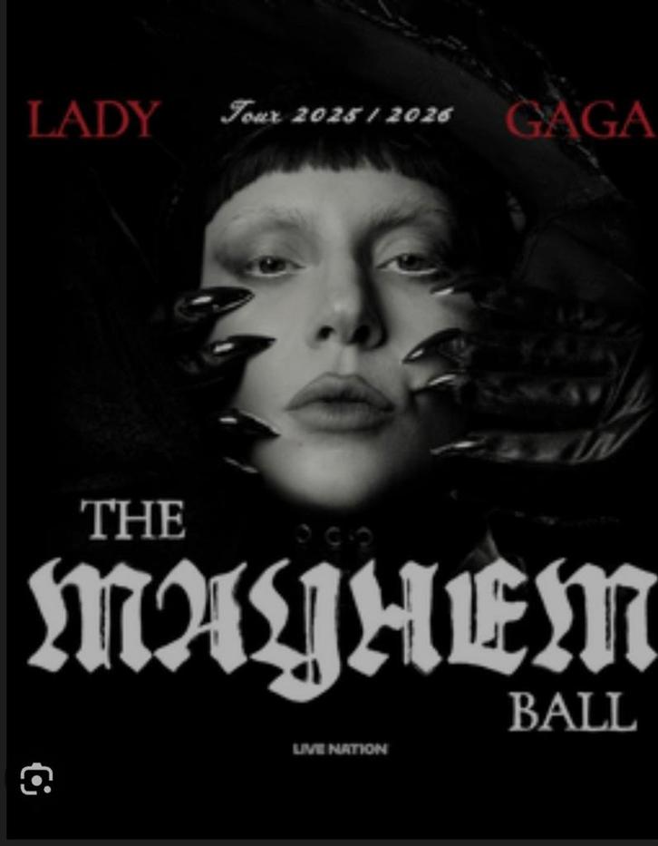 GEZOCHT! 2 Tickets zitplaatsen Lady Gaga Mayhem Ball, Tickets en Kaartjes, Concerten | Pop, Twee personen, November