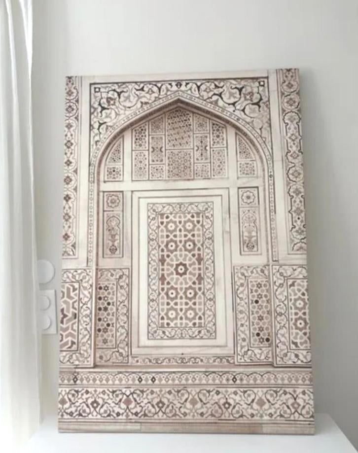 Oosters paneel - Decoratief en gedetailleerd foto canvas, Ophalen, Zo goed als nieuw