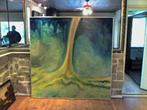 schilderij acryl/olieverf 200cm/200cm, Wiecher Slothouber, Ophalen