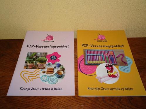 2 Gek op haken patronen boekjes, Hobby en Vrije tijd, Breien en Haken, Zo goed als nieuw, Haken, Patroon of Boek, Ophalen of Verzenden