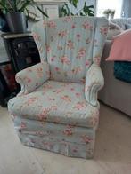 Fauteuil stoel met bloemen, Ophalen, Gebruikt, Romantisch, 75 tot 100 cm