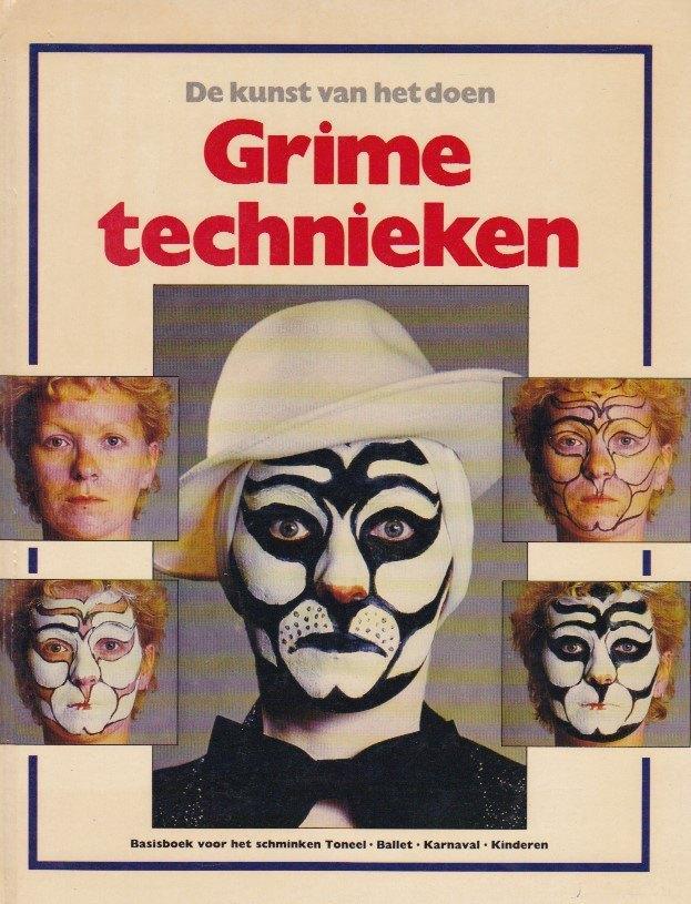 Martin Jans - Grime technieken  Basisboek voor het schminken, Boeken, Hobby en Vrije tijd, Zo goed als nieuw, Ophalen of Verzenden