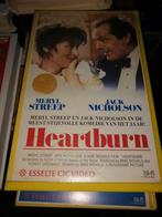VHS ex-rental - Heartburn, Cd's en Dvd's, VHS | Film, Vanaf 16 jaar, Ophalen of Verzenden, Gebruikt, Horror