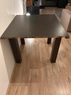 Houten Tafel - Eenvoudig en Praktisch, Huis en Inrichting, Tafels | Eettafels, Ophalen, Gebruikt, 100 tot 150 cm, Vierkant