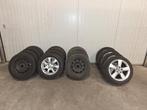 Winterwielen set sport en stalen wielen met winterbanden, Auto-onderdelen, Banden en Velgen, Ophalen, Gebruikt, 15 inch, Banden en Velgen