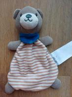 Ergee knuffeldoekje doekje beer beertje blauw gestreept, Ophalen of Verzenden, Zo goed als nieuw, Beer