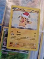 Pikachu Kerstkaart - Zeldzaam bootleg, Ophalen of Verzenden, Gebruikt, Losse kaart