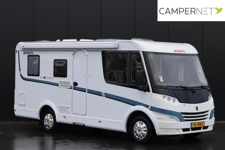Dethleffs Globebus I 2.3 Fiat Motor 130pk | 5.95m | Zonnepan, Caravans en Kamperen, Campers, Bedrijf, tot en met 4, Integraal