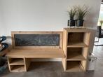 Steigerhouten speelmeubel met krijtbord, Ophalen, Met plank(en), Gebruikt, 100 tot 150 cm