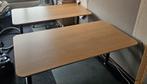 2x compleet bureau met verstelbaar stevig  onderstel, Huis en Inrichting, Bureaus, Ophalen, In hoogte verstelbaar, Gebruikt, Bureau