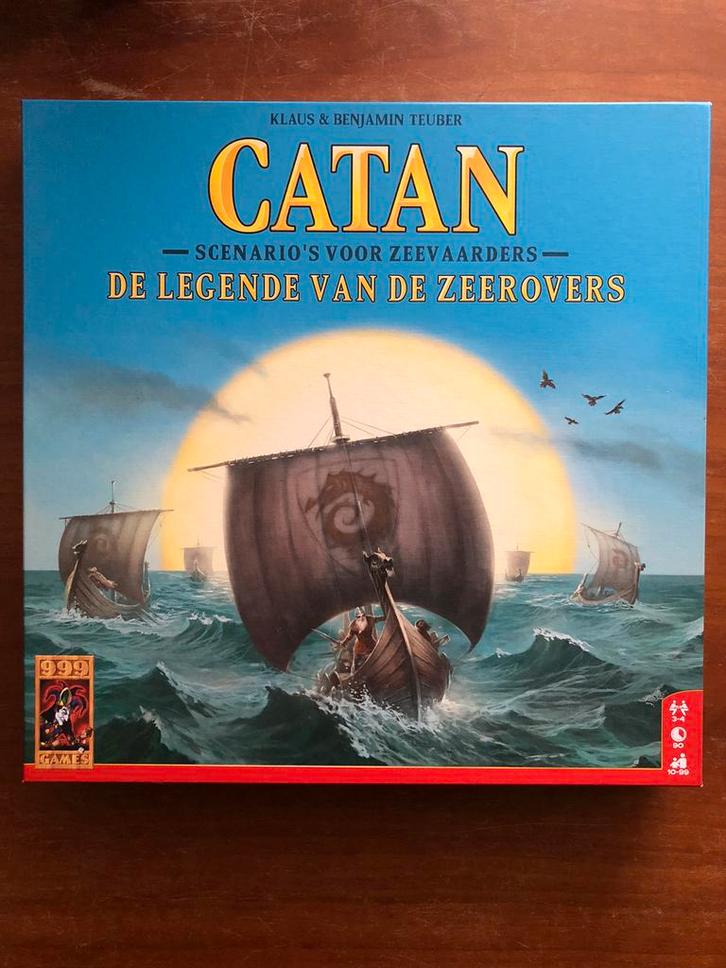 De Legende van de Zeerovers - uitbreiding kolonisten Catan, Hobby en Vrije tijd, Gezelschapsspellen | Kaartspellen, Zo goed als nieuw