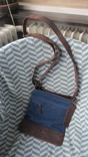 Micmacbags, canvas met leer, tas, nieuw, 28x23cm, he/da beschikbaar voor biedingen