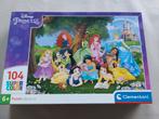 Puzzel disney prinsessen 104 stukjes, Ophalen, Meer dan 50 stukjes, Zo goed als nieuw, 6 jaar of ouder