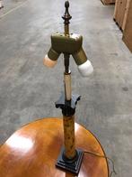 Unieke Vintage lamp gemarmerd, zonder kap, met trekkoord, Antiek en Kunst, Antiek | Lampen, Ophalen of Verzenden