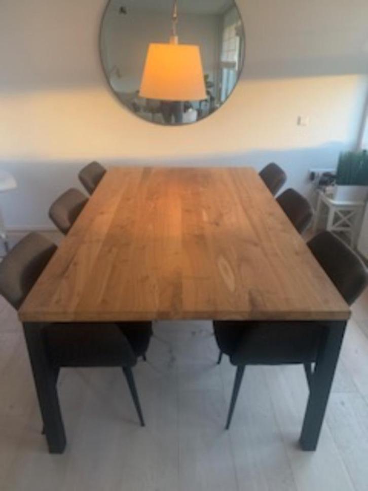eetkamertafel of vergadertafel, Huis en Inrichting, Tafels | Eettafels, Zo goed als nieuw, 100 tot 150 cm, 150 tot 200 cm, Vijf personen of meer