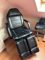 Pedicure massage stoel zwart, Huis en Inrichting, Ophalen, Gebruikt, Zwart, Leer