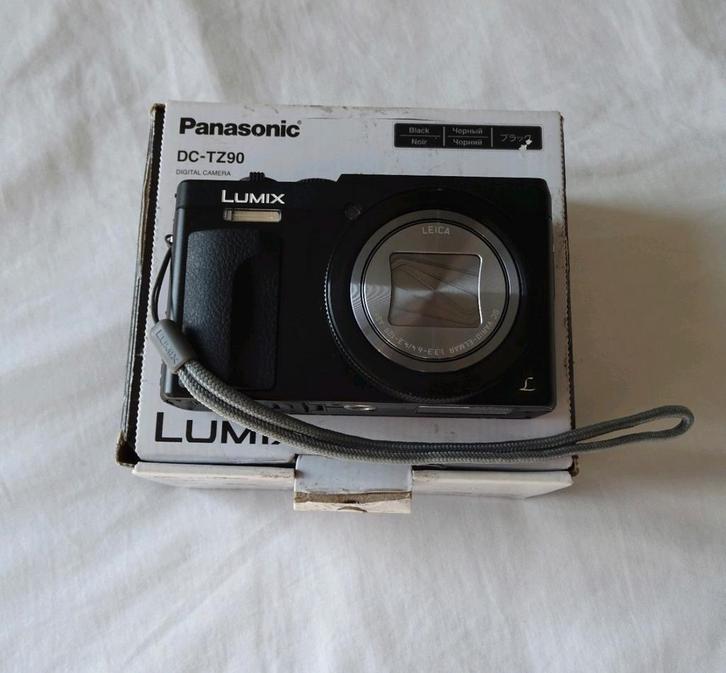 Lumix DC-TZ90 Vlog Digitale Camera 4K, Audio, Tv en Foto, Fotocamera's Digitaal, Zo goed als nieuw, Overige Merken, 8 keer of meer