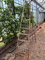 Vintage Metalen trap opknappertje, Doe-het-zelf en Verbouw, Ladders en Trappen, Ophalen of Verzenden, Zo goed als nieuw