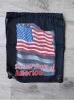 Western Style stoffen tas met USA opdruk NIEUW, Sieraden, Tassen en Uiterlijk, Tassen | Damestassen, Ophalen of Verzenden, Nieuw