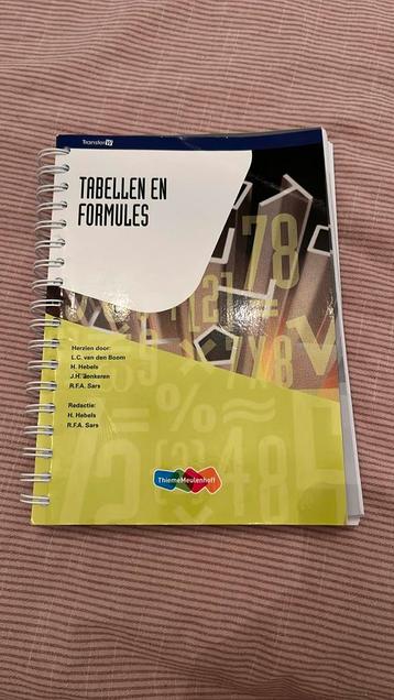 J.H. Jonkeren - Tabellen en formules beschikbaar voor biedingen