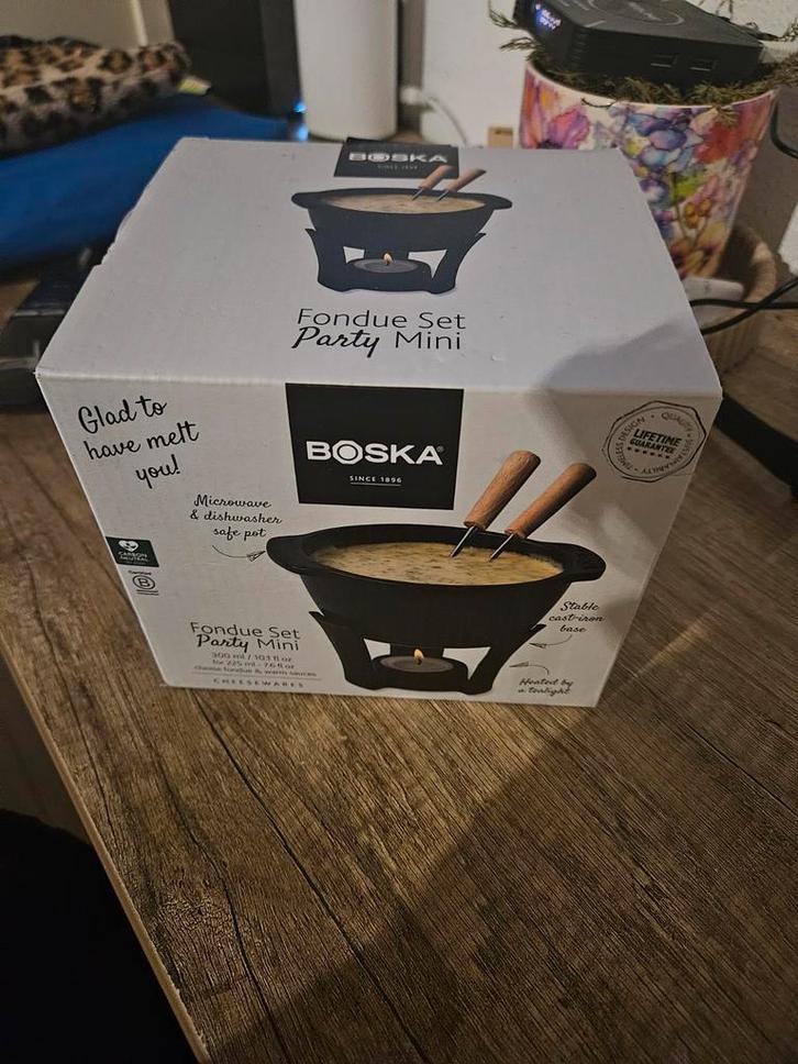 Nieuwe Boska Fondue Set - Compleet en Dicht!, Witgoed en Apparatuur, Fonduesets, Nieuw, Fondueset, Brander, Ophalen of Verzenden
