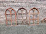 3 hoge gietijzere. stalramen. Gezandstraald., Antiek en Kunst, Ophalen