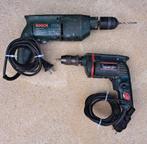 2 boormachines Bosch en Metabo, Verzenden, Gebruikt, Boor- en Schroefmachine