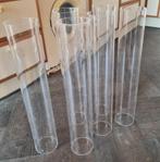 Set van 6 plexiglas kokers 12 cm diameter - 67 cm lengte, Ophalen, Gebruikt