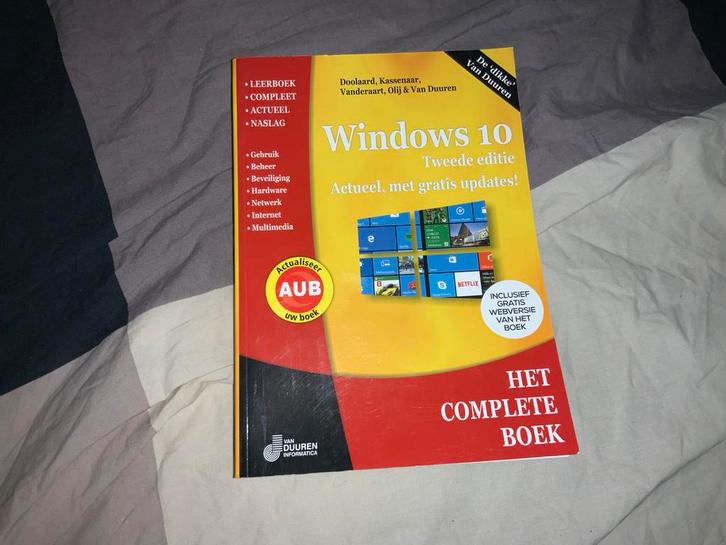 Windows 10 Compleet Boek - Tweede Editie, Boeken, Informatica en Computer, Nieuw, Besturingssystemen, Ophalen of Verzenden