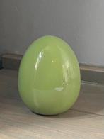 Groen aardewerk decoratie ei., Diversen, Pasen, Ophalen of Verzenden, Zo goed als nieuw