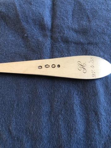 Antique Silver Spoon/Zilveren lepel/Zilver bestek beschikbaar voor biedingen
