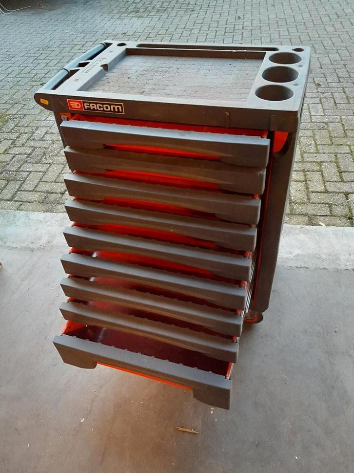 Facom Chrono Jet 10 – Gereedschapswagen – 9 lades, Doe-het-zelf en Verbouw, Gereedschapskisten, Zo goed als nieuw, Ophalen