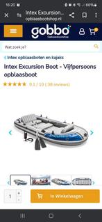 Intex boot 5persoons, Watersport en Boten, Ophalen of Verzenden, Zo goed als nieuw