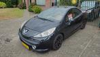 Peugeot 207 1.6 VTI CC 88KW AUT 2007 Zwart, Auto's, Peugeot, 74 €/maand, 4 cilinders, Cabriolet, 4 stoelen