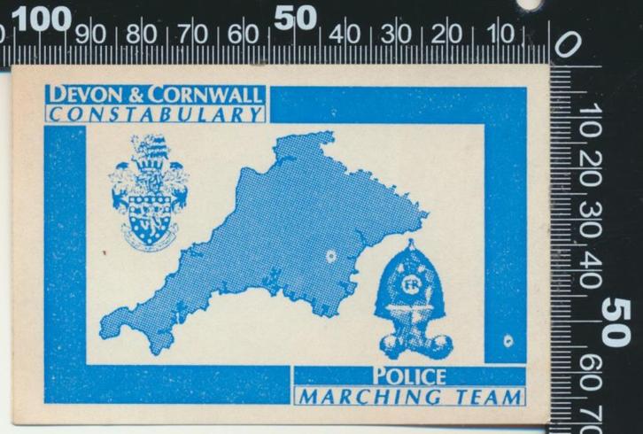 Sticker: Devon and Cornwall Constabulary - Marching Team, Verzamelen, Stickers, Zo goed als nieuw, Sport, Verzenden