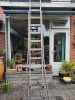 Houten ladder 2x9, Doe-het-zelf en Verbouw, Ophalen, Gebruikt, Ladder, Opvouwbaar of Inschuifbaar