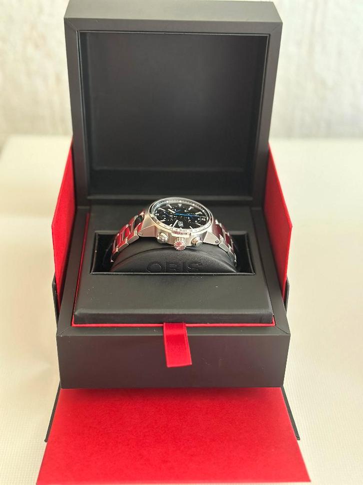 ORIS Williams Chronograph 44 mm ZGAN, Sieraden, Tassen en Uiterlijk, Horloges | Heren, Zo goed als nieuw, Polshorloge, Overige merken