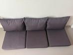 Grijze Rechthoekige Kussens voor tuinbank- Set van 7, Tuin en Terras, Ophalen, Zo goed als nieuw